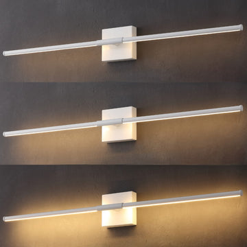 Makena Modern Minimalist Dimmable Integrated LED Metal Wall Sconce
